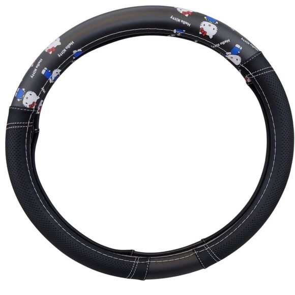Brand New Sanrio Hello Kitty Black Car Steering Wheel Cover - Picture 7 of 9